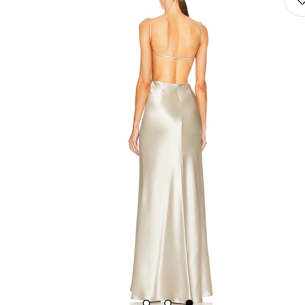 SAU LEE x REVOLVE Paula Gown in Silver NWT size 6 - Picture 3 of 10